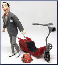 Pee-Wee Herman with Scooter from Pee-Wee's Playhouse - Basic Series manufactured by Matchbox [Loose]