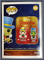 Jiminy Cricket (Black Jacket) from Pinocchio - Pop! Vinyl Figures manufactured by Funko [Back]