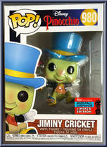 Jiminy Cricket (Black Jacket) from Pinocchio - Pop! Vinyl Figures manufactured by Funko [Front]