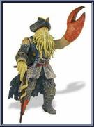 Pirate Clash: Captain Davy Jones from Pirates of the Caribbean - At World's End - 7" Figures manufactured by Zizzle [Loose]