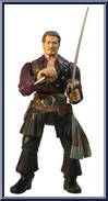 Battlers: Will Turner (Weapons Master) from Pirates of the Caribbean - At World's End - 7" Figures manufactured by Zizzle [Loose]