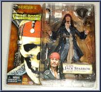 Captain Jack Sparrow (Serious) from Pirates of the Caribbean - Curse of the Black Pearl - Series 1 manufactured by Neca [Front]