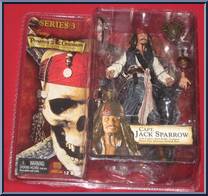 Captain Jack Sparrow from Pirates of the Caribbean - Curse of the Black Pearl - Series 3 manufactured by Neca [Front]