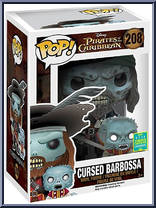 Cursed Barbossa (SDCC) from Pirates of the Caribbean - Pop! Vinyl Figures manufactured by Funko [Front]