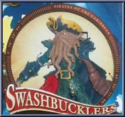 Davy Jones & Saber Cutter from Pirates of the Caribbean - Swashbucklers - Playsets manufactured by Zizzle [Front]