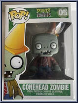 Conehead Zombie from Plants vs Zombies - Pop! Vinyl Figures manufactured by Funko [Front]