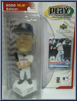 Nomar Garciaparra from Play Makers - MLB - 2002 manufactured by Upper Deck [Front]