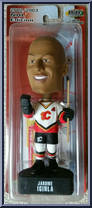 Jarome Iginla from Play Makers - NHL - 2002 / 2003 manufactured by Upper Deck [Front]