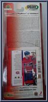 Saku Koivu from Play Makers - NHL - 2002 / 2003 manufactured by Upper Deck [Back]