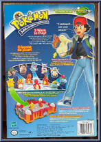 Ash & Cyndaquil from Pokemon - Johto League Champion - ThinkChip manufactured by Hasbro [Back]