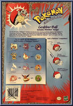 Dewgong #87 / Rattata #19 from Pokemon - Grabber Ball manufactured by Hasbro [Back]