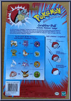 Electabuzz #125 / Pidgey #16 from Pokemon - Grabber Ball manufactured by Hasbro [Back]