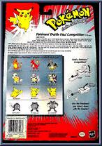 Pikachu #25 / Raticate #20 / Pidgey #16 from Pokemon - Poke Ball Blasters manufactured by Hasbro [Back]