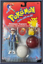 Pikachu #25 / Trainer Ash from Pokemon - Trainers manufactured by Hasbro [Front]