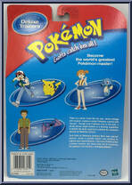 Pikachu #25 / Trainer Ash from Pokemon - Trainers - Deluxe manufactured by Hasbro [Back]