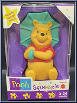 Winnie the Pooh (Umbrella) from Pooh - Squeezie manufactured by Mattel [Front]
