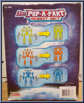 Robot Set #1 from Pop-A-Part - Basic Series manufactured by Polyfect [Back]