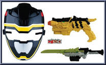 Black Ranger Hero Set from Power Rangers Dino Charge - Role Play manufactured by Bandai [Loose]