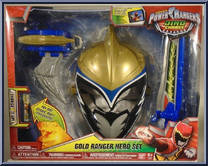 Gold Ranger Hero Set from Power Rangers Dino Charge - Role Play manufactured by Bandai [Front]