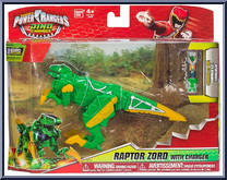 Raptor Zord with Charger from Power Rangers Dino Charge - Chargers manufactured by Bandai [Front]