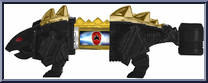 Ankylosaurus from Power Rangers Dino Super Charge - Dino Charger Power Pack - Series 3 manufactured by Bandai [Loose]