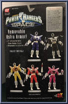 Red Astro Armor Ranger from Power Rangers in Space - Astro Armor manufactured by Bandai [Back]