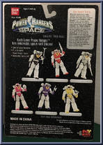 Lunar Blue Power Ranger from Power Rangers in Space - Lunar Rangers manufactured by Bandai [Back]