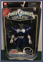 Blue Astro Armor Ranger from Power Rangers in Space - Astro Armor manufactured by Bandai [Front]