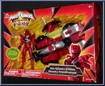 Red Quadra Striker from Power Rangers Jungle Fury - Vehicles manufactured by Bandai [Front]
