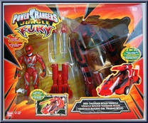 Red Thunder Roar Vehicle from Power Rangers Jungle Fury - Vehicles manufactured by Bandai [Front]