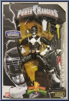 Black Ranger (Metallic) from Power Rangers Legacy Collection - Mighty Morphin manufactured by Bandai [Front]