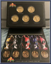 Legacy Die-Cast Power Coin Set from Power Rangers Legacy Collection - Role Play manufactured by Bandai [Front]