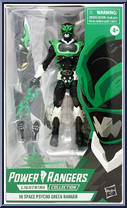 In Space Psycho Green Ranger from Power Rangers Lightning Collection - In Space manufactured by Hasbro [Front]