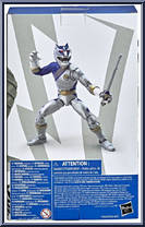 Wild Force Lunar Wolf Ranger from Power Rangers Lightning Collection - Wild Force manufactured by Hasbro [Back]