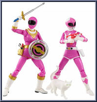 Zeo Pink Ranger / Mighty Morphin Pink Ranger from Power Rangers Lightning Collection - Exclusives manufactured by Hasbro [Loose]