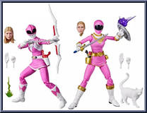 Zeo Pink Ranger / Mighty Morphin Pink Ranger from Power Rangers Lightning Collection - Exclusives manufactured by Hasbro [Loose]