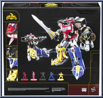 Mighty Morphin Dino Megazord from Power Rangers Lightning Collection - Zord Ascension Project manufactured by Hasbro [Back]