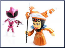 Pink Ranger (Metallic) vs Rita Repulsa Action Figure