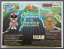 Pink Ranger (Metallic) vs Rita Repulsa from Power Rangers - Exclusives manufactured by Loyal Subjects [Back]