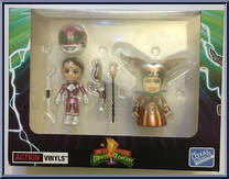 Pink Ranger (Metallic) vs Rita Repulsa from Power Rangers - Exclusives manufactured by Loyal Subjects [Front]
