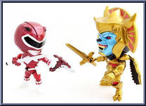 Red Ranger (Metallic) vs Goldar Action Figure