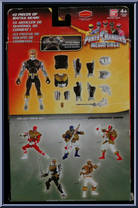 Armored Robo Knight Power Ranger from Power Rangers Megaforce - Armored manufactured by Bandai [Back]