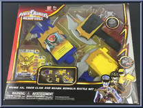 Snake Ax, Tiger Claw and Shark Bowgun Battle Set  from Power Rangers Megaforce - Role Play manufactured by Bandai [Front]