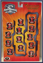 Dino Thunder Red Ranger from Power Rangers Operation Overdrive - 15th Anniversary manufactured by Bandai [Back]