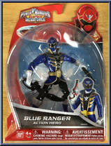 Blue Ranger Action Hero from Power Rangers Super Megaforce - Action Heroes manufactured by Bandai [Front]