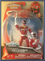In Space Red Ranger Action Hero from Power Rangers Super Megaforce - Action Heroes manufactured by Bandai [Front]