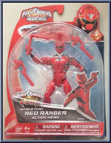 Jungle Fury Red Ranger Action Hero from Power Rangers Super Megaforce - Action Heroes manufactured by Bandai [Front]