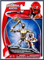 Lightspeed Rescue Titanium Ranger Action Hero from Power Rangers Super Megaforce - Action Heroes manufactured by Bandai [Front]