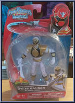 Mighty Morphin White Ranger Action Hero from Power Rangers Super Megaforce - Action Heroes manufactured by Bandai [Front]
