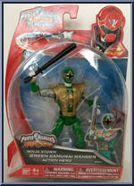 Ninja Storm Green Samurai Ranger Action Hero from Power Rangers Super Megaforce - Action Heroes manufactured by Bandai [Front]